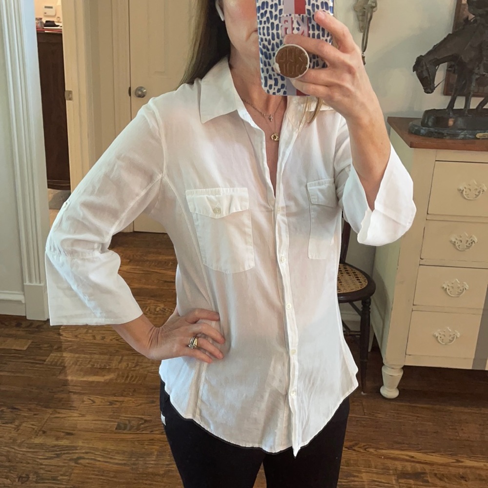 White James Perse blouse